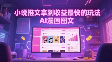 手把手教你做AI漫画图文进行小说推文，-AI创作学习-提示词应用-短视频玩法智汇云