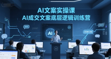 AI文案实操课：GPT工具注册对接，万能指令词核心训练法-AI创作学习-提示词应用-短视频玩法智汇云
