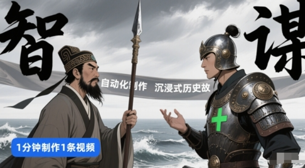 用coze工作流一键生成：沉浸式历史故事-AI创作学习-提示词应用-短视频玩法智汇云